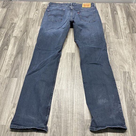LEVI'S 559 Boot Cut Stretch Med Wash Blue Denim Jeans Men's Size W 36 L 36 - Picture 2 of 12